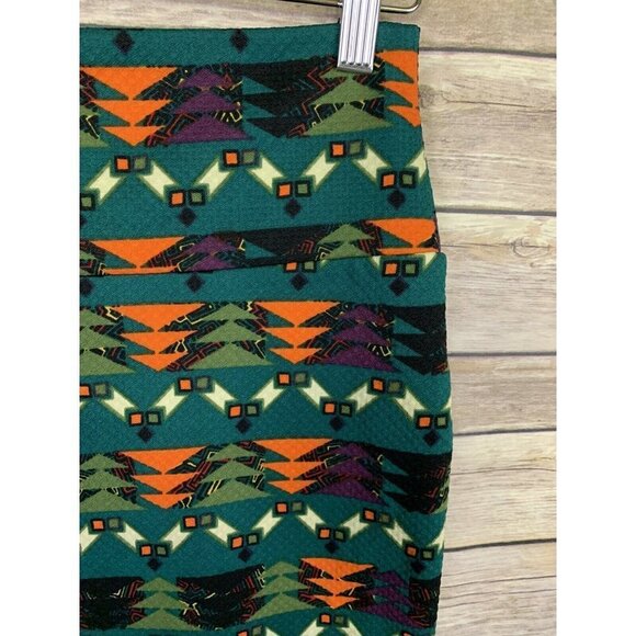 Lularoe Small Cassie Pencil Skirt Stretchy Green - Picture 8 of 10